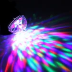 3W Mini Rotating Magic Ball LED Stage Light , US Plug - Image 6