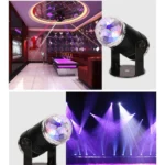 3W Mini Rotating Magic Ball LED Stage Light , US Plug - Image 7