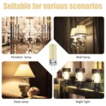 GY6.35 72 LEDs SMD 2835 Corn Light Bulb, AC/DC 12V - Image 6