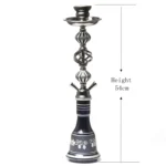 TXH-1118 Large Double Tube Glass Hookah - Image 3