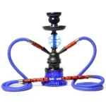 019-MZ729 Double Tube Glass Hookah
