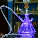 Acrylic Single Pipe Hookah Set - Image 4