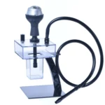 TXH-12-2 Cube Acrylic Single Pipe Hookah Set - Image 2