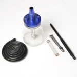 Glass + Aluminum Alloy Single Pipe Hookah Set - Image 2