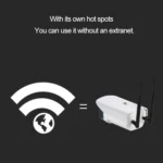 J-06 Indoor and Outdoor 1.0MP Wireless Wifi IP IR Camera, Support Infrared Night Vision / Motion Detection / TF Card (64GB Max), IR Distance: 50m - Image 11