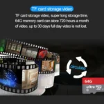 J-06 Indoor and Outdoor 1.0MP Wireless Wifi IP IR Camera, Support Infrared Night Vision / Motion Detection / TF Card (64GB Max), IR Distance: 50m - Image 15