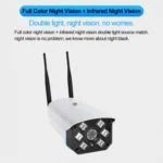 J-06 Indoor and Outdoor 1.0MP Wireless Wifi IP IR Camera, Support Infrared Night Vision / Motion Detection / TF Card (64GB Max), IR Distance: 50m - Image 6