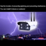 J-02130 1.3MP Dual Antenna Smart Wireless Wifi IP Camera, Support Infrared Night Vision & TF Card(64GB Max) - Image 11