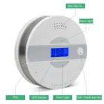 JSN-JY-909COM Smoke Carbon Monoxide Alarm Detector without Battery - Image 3