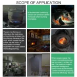 JSN-JY-909COM Smoke Carbon Monoxide Alarm Detector without Battery - Image 5