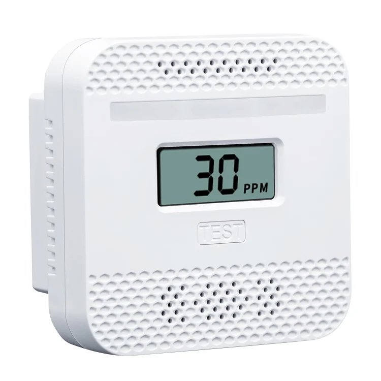 XY-C610 Car Mini Digital Display Carbon Monoxide Smoke Detector Alarm without Battery