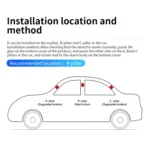 XY-C610 Car Mini Digital Display Carbon Monoxide Smoke Detector Alarm without Battery - Image 6