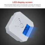 JSN-997 Mini LCD Digital Display Carbon Monoxide Detection Alarm without Battery - Image 5