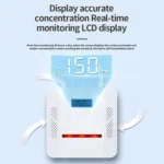 XY-S510COM 2 in 1 Carbon Monoxide Smoke Composite Alarm Detector without Battery - Image 2