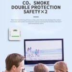 XY-S510COM 2 in 1 Carbon Monoxide Smoke Composite Alarm Detector without Battery - Image 3