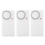 Home Security Wireless Remote Control Door Window Siren Magnetic Sensor Alarm Warning, 1 Remote Controller + 3 Magnetic Sensors