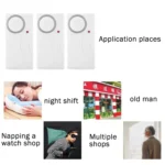 Home Security Wireless Remote Control Door Window Siren Magnetic Sensor Alarm Warning, 1 Remote Controller + 3 Magnetic Sensors - Image 11