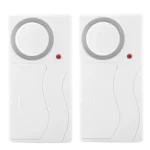 Home Security Wireless Remote Control Door Window Siren Magnetic Sensor Alarm Warning, 1 Remote Controller + 2 Magnetic Sensors - Image 2