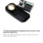 KS-SF22R IP55 Waterproof Wireless 113dB Vibration Burglar Sensor Alarm with Remote Control for Vehicle / Bicycle / Electric Bicycle - Image 4