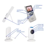 WLSES GB101 2.4 inch Wireless Surveillance Camera Baby Monitor, US Plug - Image 7