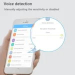 WLSES GC60 720P Wireless Surveillance Camera Baby Monitor, EU Plug - Image 11