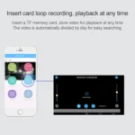 WLSES GC60 720P Wireless Surveillance Camera Baby Monitor, EU Plug - Image 12