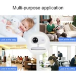 WLSES GC60 720P Wireless Surveillance Camera Baby Monitor, EU Plug - Image 16