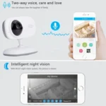 WLSES GC60 720P Wireless Surveillance Camera Baby Monitor, EU Plug - Image 7