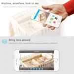 WLSES GC60 720P Wireless Surveillance Camera Baby Monitor, EU Plug - Image 8