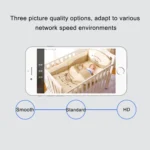 WLSES GC60 720P Wireless Surveillance Camera Baby Monitor, EU Plug - Image 9