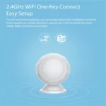 NEO NAS-PD02W Wireless WiFi PIR Detector Motion Sensor, with Magnet Bracket & Support Android / IOS systems & Ultra-bright Red LED - Image 3