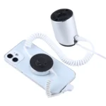 Aluminum Shell Cylindrical Display Stand Digital Magnetic Security System Burglar Alarm / Anti-theft Alarm Display Holder for iPhone & iPod & iPad with 8 Pin Port - Image 8