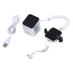 Aluminum Shell Square-column Anti-theft Alarm Stand Security System Burglar Alarm / Anti-theft Alarm Display Holder for iPhone & iPod with 8-Pin Port - Image 2