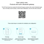 Original Xiaomi Wireless Bluetooth Flood Guard Intelligently Detects Water Leakage Xiaoai Speaker Linkage App to Remotely Remind Smart Home, need to be used with CA1001 - Image 14