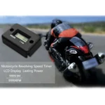 B708BK Waterproof Timer Digital Alarm Clock  for Motorcycle ATV - Image 8