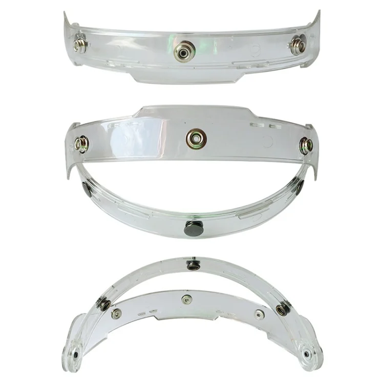 MOTA0012CS_5.webp Soman Motorcycle Bubble Visor Open Face Helmet Visor Helmet Windshield Shield with Transparent Frame - Image 6