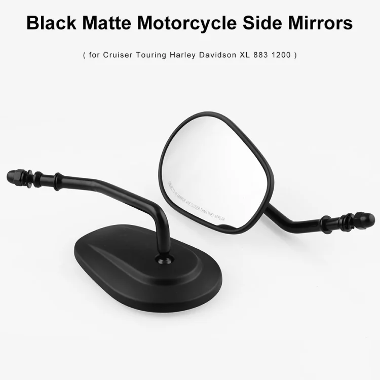 MOTA0030_6.webp MB-MR008-BK Motorcycle Modified Rotatable Matt Rear View Mirror Set for Harley Davidson XL 883 1200 - Image 7
