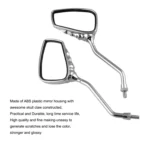 MB-MR011 Motorcycle Modified Universal ABS Skeleton Hand Rear View Mirror Set - Image 6