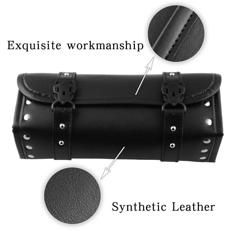 MOTA0050_5.webp MB-OT012-BK Motorcycle Modification Accessories Universal PU Leather Waterproof Tool Bag, Size: 30.5 x 12 x 9cm - Image 6