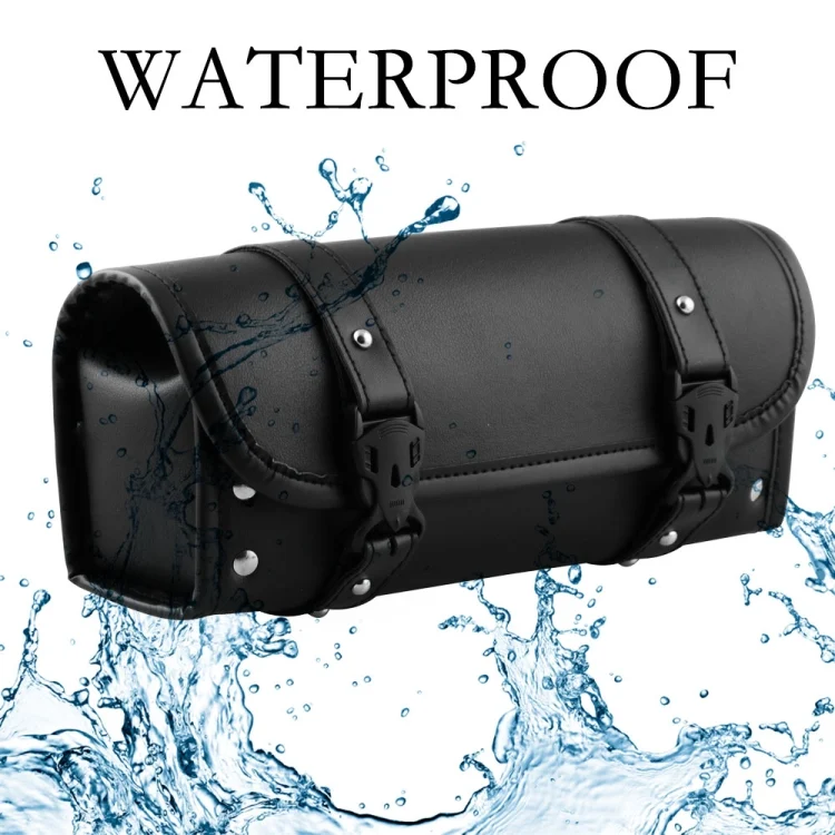 MOTA0050_6.webp MB-OT012-BK Motorcycle Modification Accessories Universal PU Leather Waterproof Tool Bag, Size: 30.5 x 12 x 9cm - Image 7