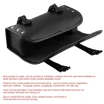 MB-OT012-BK Motorcycle Modification Accessories Universal PU Leather Waterproof Tool Bag, Size: 30.5 x 12 x 9cm - Image 10