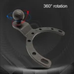 Motorcycle Fuel Tank Cap Mobile Phone Bracket Fixed Accessories Large Horseshoe Ball Head - Image 8