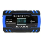 FOXSUR 12V-24V Car Motorcycle Truck Repair Battery Charger AGM Charger, UK Plug (Blue) - Image 2