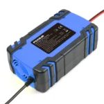 FOXSUR 12V-24V Car Motorcycle Truck Repair Battery Charger AGM Charger, UK Plug (Blue) - Image 3