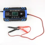 FOXSUR 12V-24V Car Motorcycle Truck Repair Battery Charger AGM Charger, UK Plug (Blue) - Image 9