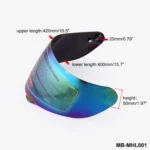 MB-MHL001 Motorcycle Helmet Shield Glasses Helmet Lens Full Face Visor Helmet Visor for AGV K3-SV K5 - Image 5