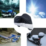210D Oxford Cloth Motorcycle Electric Car Rainproof Dust-proof Cover, Size: XXXL - Image 12