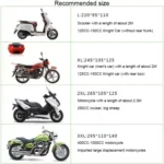 210D Oxford Cloth Motorcycle Electric Car Rainproof Dust-proof Cover, Size: L - Image 10