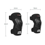 PRO-BIKER 2 in 1 Outdoor Sports Knee Pad Hiking Ski Motorcycle Bicycle Riding Protective Gear with Reflective Strip - Image 4