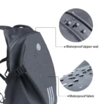 Motorcycle Rainproof Shoulders Helmet Soft Riding Backpack - Image 6